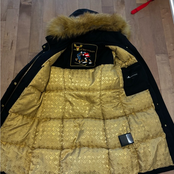 Parka sterling gold with fur - Picture 3 of 6